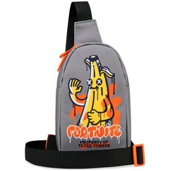 Men’s Fortnite Grey Sling Bag with Phone Pocket