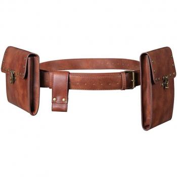 Billetera de Cuero Veloz de Pirata Medieval