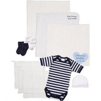 Erstausstattungspaket LILIPUT Mommy+Daddy Gr. 44, weiß (weiß, blau), Baby