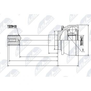 Kit semiasse NTY NPZ-MS-016