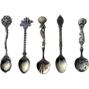 5pcs Luxury Dessert Spoons