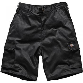 Short Dickies, Pantalons de Travail et Loisir, (Noir, UK 33 DE 48)