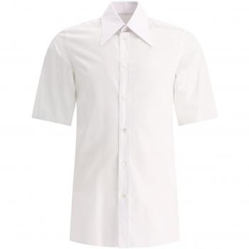 Camicia Bianco Collo Punta Uomo 38 Maison Margiela