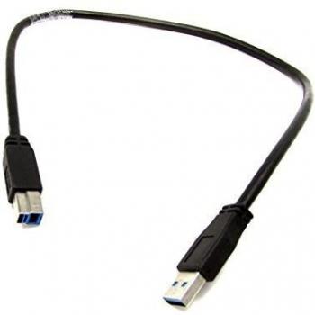HP SuperSpeed USB 3.0 Type-A Male to Type-B Male Cable, Half-Meter Length