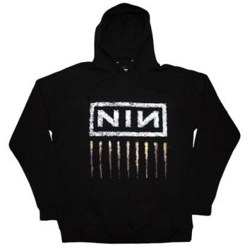 Black Downward Spiral T‑Shaped Hoodie – Size XL