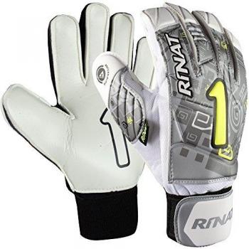 Kinder-Fußballhandschuhe Rinat ASIMETRIK ETNIK – Weiß/Oxford/Silber – Größe 6