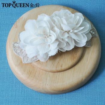 Floral Lace Headband for Brides
