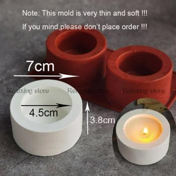 Plaster Candle Cup Container