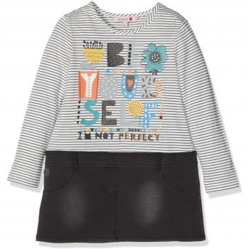 Vestido de bebé boboli, Vestido para Bebés, (Bicolor Storm 9924), 92 (Tamaño del Fabricante:2)