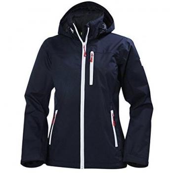 Chaqueta Helly Hansen W Crew Hooded para Mujer, Azul, XS