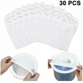 Skimmer Sock Set – 30 Pcs de Chaussettes Ecumeur pour une Piscine Sans Saleté