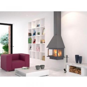 Chimenea CH57 F10-PC de Leña Suspendida 12kW