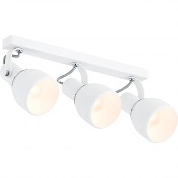 Spot plafond Euluna Fiord Triple Lumières, blanc