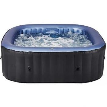 Oviala Noir Spa 185 × 185 × 68 cm – 6 Places
