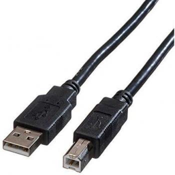 USB 2.0 A to B Cable Roline 0.8m
