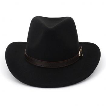 Unisex Burgundy Wool Fedora