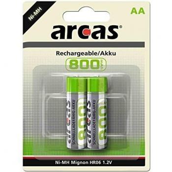 Arcas 17708206 – PowerPack 800 mAh AA – 2 batterie