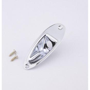 GuitarFamily Plaque Jack Métallique pour Guitare