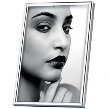 Portafoto Tondo con Attacco a Strappo Mascagni da 15x20 cm, Diametro 58 mm