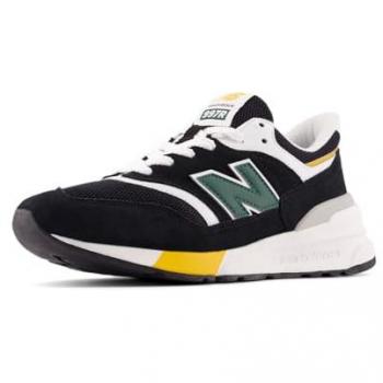 Chaussures New Balance 997R Noir Vert Foncé Jaune Taille 40