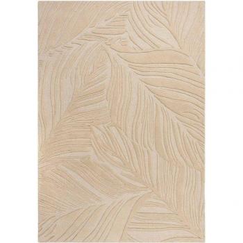 Lino Leaf Teppich – Flair‑Rugs® 10 mm Dicke, 170 × 120 cm, naturbeige