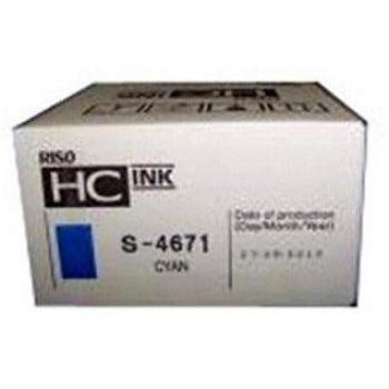 RISO S4671 Encre Cyan (HC5000/5500), 5‑35 °C