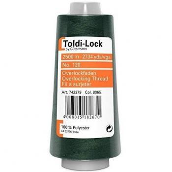 Gutermann Toldi Lock Overlocker Cone Thread 1000m Black