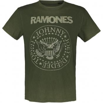T‑Shirt Ramones Crest Verde XL
