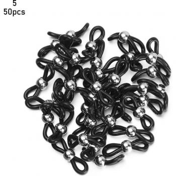 50pcs Spectacle Frame Rubber Connectors for Eyewear