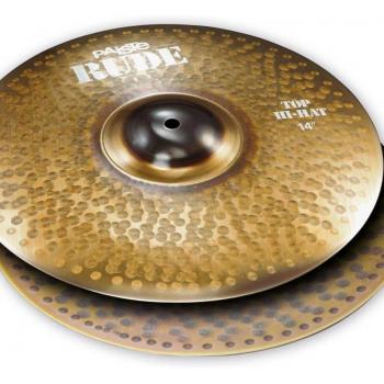Hi-Hat Cymbales 14 Rude de Paiste