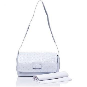 Borsa di Pasito a Pasito con Fasciatoio Rosso-Pale