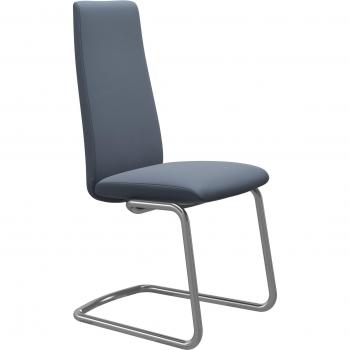 Stressless® Polsterstuhl Laurel, High Back, Stahlbeine, Leder PALOMA, sparrow blue