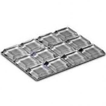 Blocs adhésifs de protection Ø12,7 × 12,7 × 3,1 mm – 12 unités par paquet (Inofix)