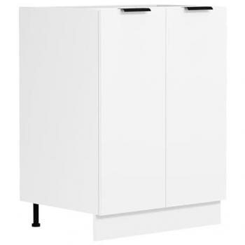 Mueble Bajo 60 cm – Armario de Cocina con Puertas Batientes