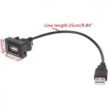 Adaptador USB AUX 12-24V para Toyota Vios/Corolla
