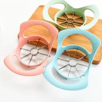 Avocado Slicer with Stainless Steel Blade – Wheat Straw Design