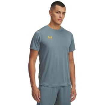 Under Armour Blue Challenger Herren Trainingsshirt S – Jaspertürkis/Orange, Rundhals