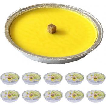 Velas anti insectos Traesio en florero de aluminio, 11 cm