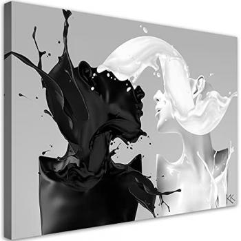 Coppia di Cupi: Quadro Nera&Bianche 90x60