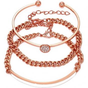 Joyería de pulsera de cadena retro punk