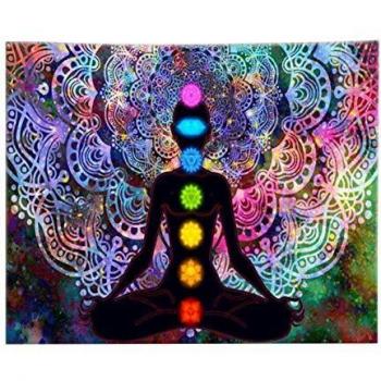 Yoga Spirit Chakra Canvas