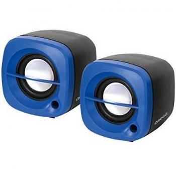 Enceintes 2.0 OG‑15 6 W bleu USB [43041] – Omega