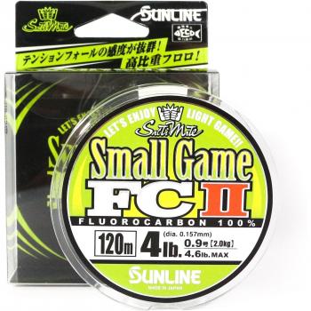 Sunline FC II Small Game Fluorocarbon Line 120m 4lb 0.157mm