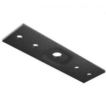 Piastra Metallo Nero per Illuminazione