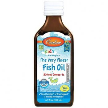 Huile de poisson liquide pour enfants Carlson Labs