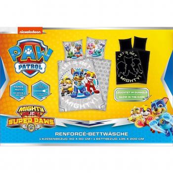 Paw Patrol Biancheria da letto Mighty Pups 135 x 200 cm