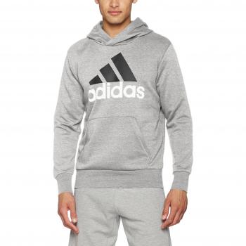 Sudadera adidas ESS LIN P/O FT con capucha para Hombre Gris 2XL