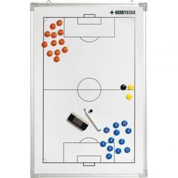Derbystar Magnetische Alu‑Taktiktafel – 45 × 30 cm, weiß