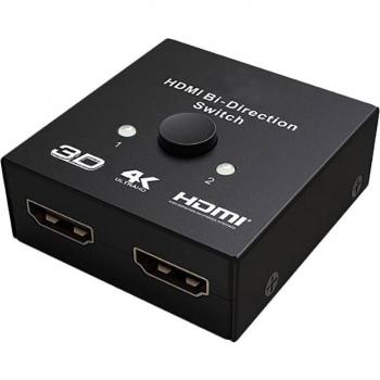 Interruptor HDMI 4K 1x2‑2x1 Bidirectional, Ultra HD