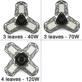 120W 192LEDs 12000LM Industrial Garage Light E27